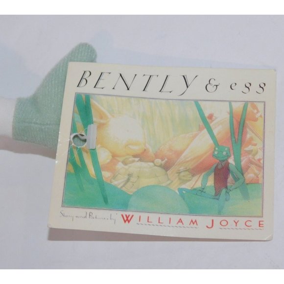 Bently Hopperton 15" Plush Frog Bently & Egg William Joyce Stuffed 1997 w Tag - Picture 4 of 6